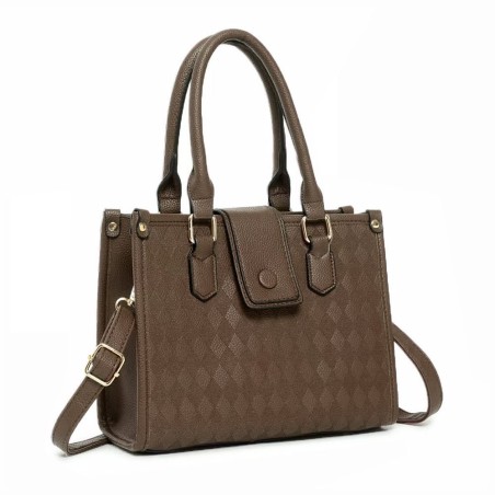 Bolsa Feminina De Mão Clássica Com Alça Transversal Estruturada