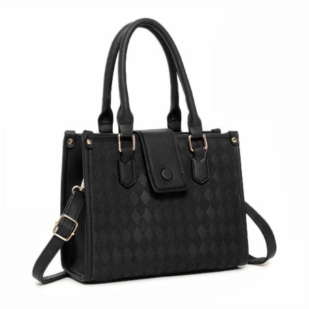 Bolsa Feminina De Mão Clássica Com Alça Transversal Estruturada 2