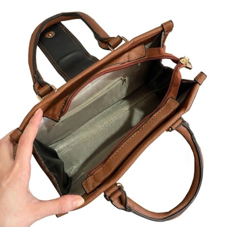 Bolsa Feminina De Mão Clássica Com Alça Transversal Estruturada