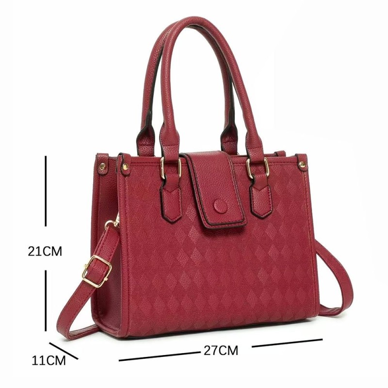 Bolsa Feminina De Mão Clássica Com Alça Transversal Estruturada