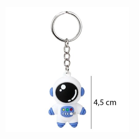 Chaveiro Astronauta Fofo Emborrachado Espacial Chave E Bolsa