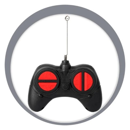 Carro De Controle Remoto Viatura De Polícia 7 Funções 19cm