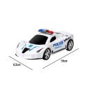 Carro De Controle Remoto Viatura De Polícia 7 Funções 19cm