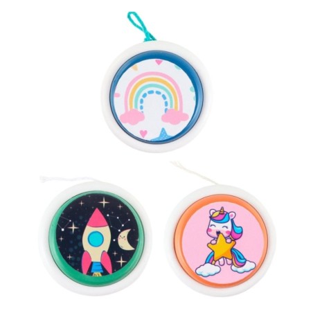 Ioiô Infantil Estampa Menino E Menina Colorido 5,5 Cm 2