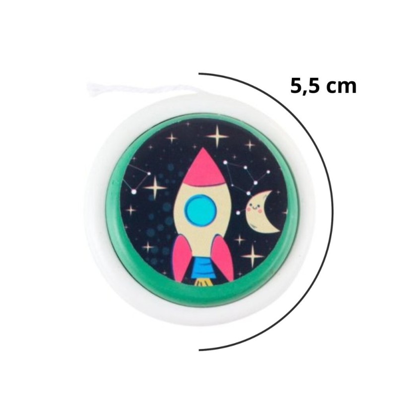Ioiô Infantil Estampa Menino E Menina Colorido 5,5 Cm