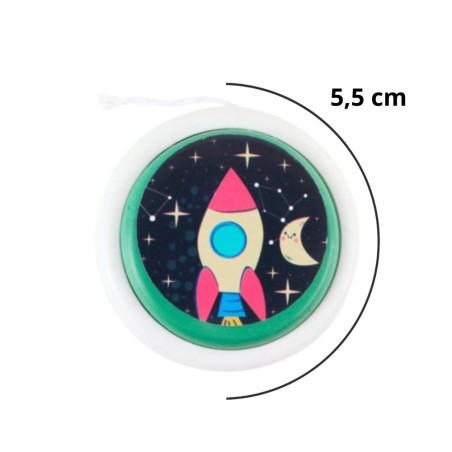 Ioiô Infantil Estampa Menino E Menina Colorido 5,5 Cm