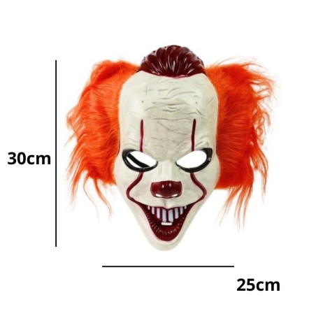 Máscara De Halloween Assustadora Palhaço It Coisa Cabelo