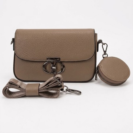 Bolsa Feminina Tiracolo Transversal Com Mini Porta Moedas