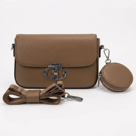 Bolsa Feminina Tiracolo Transversal Com Mini Porta Moedas