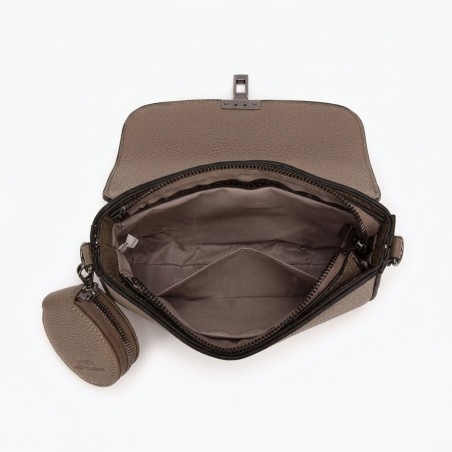 Bolsa Feminina Tiracolo Transversal Com Mini Porta Moedas