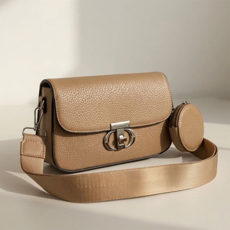 Bolsa Feminina Tiracolo Transversal Com Mini Porta Moedas