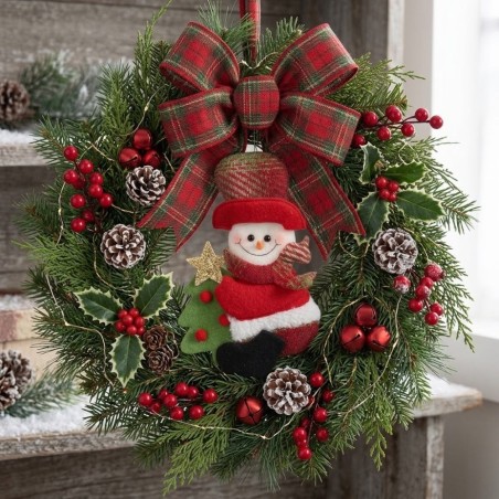 Enfeite Pendente De Natal Bonecos De Pelucia 18cm Sortidos