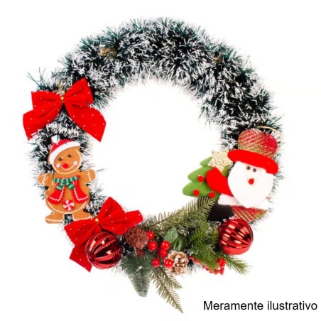 Enfeite Pendente De Natal Bonecos De Pelucia 18cm Sortidos