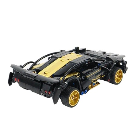 Carrinho De Corrida Cyberpunk Em Blocos De Montar 367 Peças