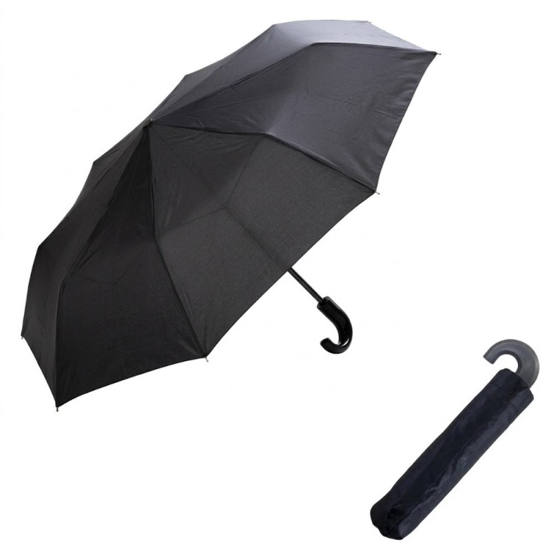 Guarda Chuva Retrátil Sombrinha Cabo Curvo Com Capa