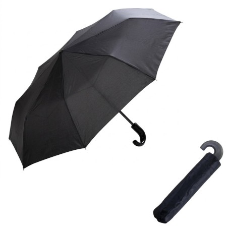 Guarda Chuva Retrátil Sombrinha Cabo Curvo Com Capa
