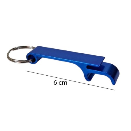 Kit Chaveiro Abridor De Garrafas Com 12 Peças De Metal 6cm