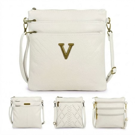 Bolsa Transversal Feminina Compacta Texturizada