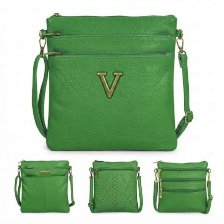 Bolsa Transversal Feminina Compacta Texturizada