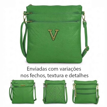 Bolsa Transversal Feminina Compacta Texturizada 2