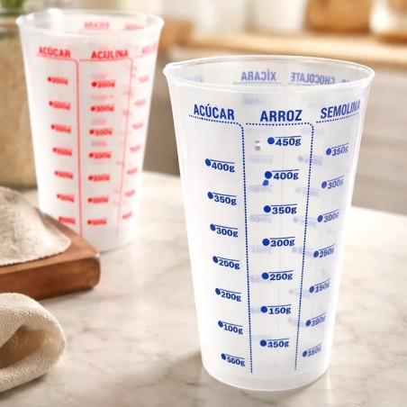 Copo De Medidas Dosador Graduado C/ Bico 500ml Colors