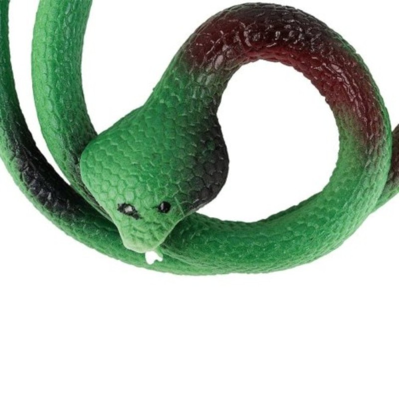Brinquedo Cobra Falsa De Borracha Elastica Realista 75cm