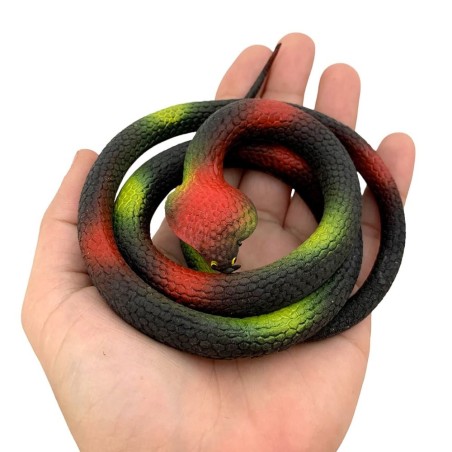 Brinquedo Cobra Falsa De Borracha Elastica Realista 75cm