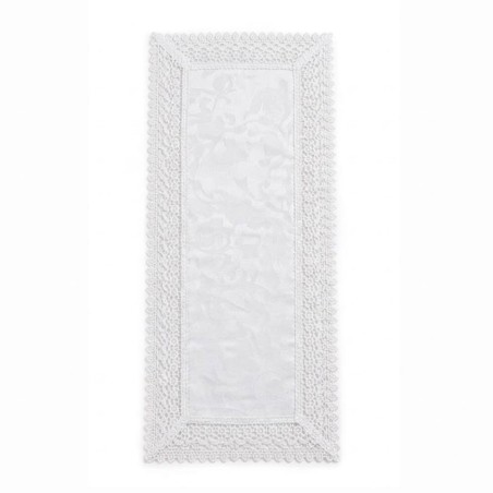Caminho De Mesa Bordado Retangular 85x40cm Decorativo