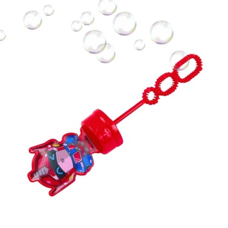 Bolha De Sabão Robos Coloridos 14cm  Infantil