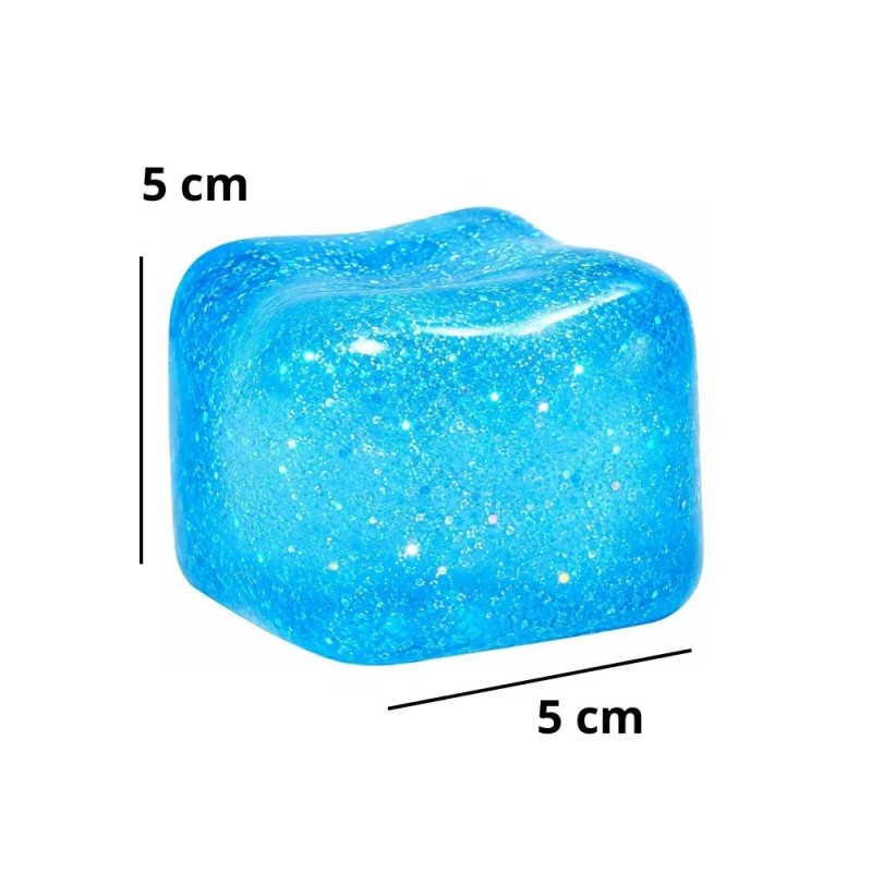 Squishy Cubo De Gelo Antiestresse De Apertar Surpresa 5 Cm