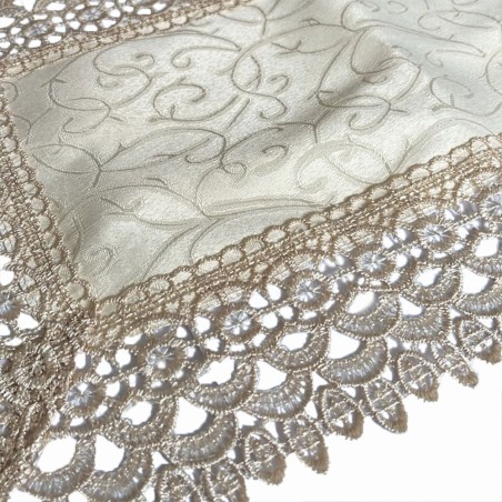 Caminho De Mesa Bordado Retangular 85x40cm Decorativo