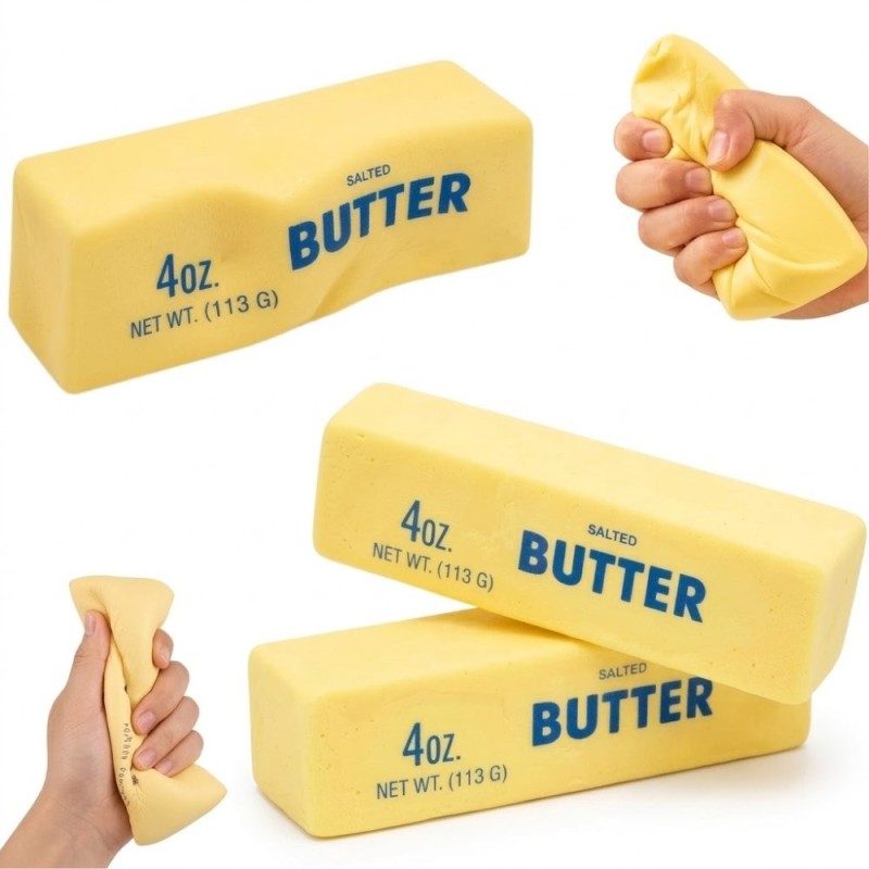 Squishy Butter Barra De Manteiga Antiestresse De Apertar
