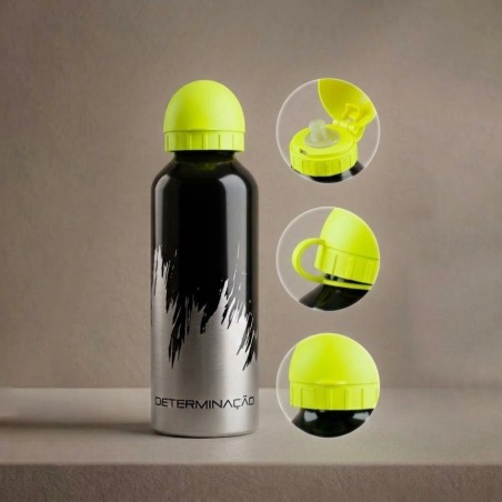 Garrafa Squeeze Aluminio Determinação 500ml Com Bico 2