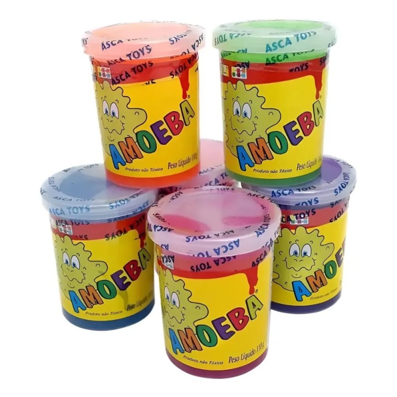 Amoeba Massinha Slime Original Geleca Tradicional Atoxica 110g