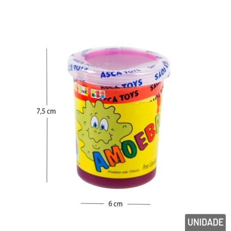 Amoeba Massinha Slime Original Geleca Tradicional Atoxica 110g