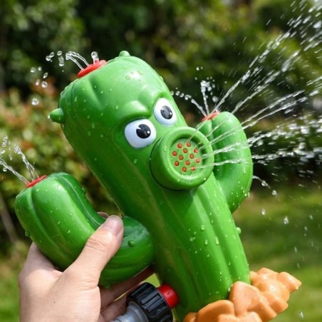 Brinquedo Aspersor Lança Água Divertido Cacto Mangueira Jardim