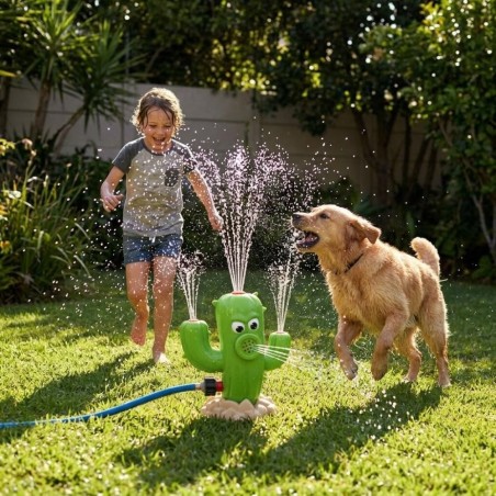 Brinquedo Aspersor Lança Água Divertido Cacto Mangueira Jardim