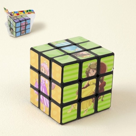 Cubo Mágico Princesas Brinquedo Infantil Interativo 5x5cm
