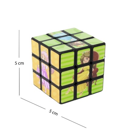 Cubo Mágico Princesas Brinquedo Infantil Interativo 5x5cm