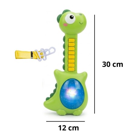 Brinquedo Infantil Teclado Musical Com Alça Luz e Som