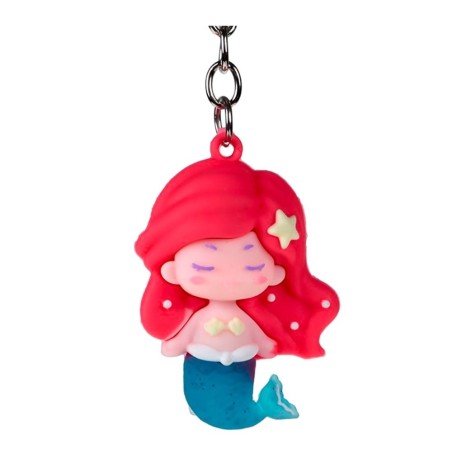 Chaveiro Sereia 3d Emborrachado Decorativo Chave Mochila E Bolsa