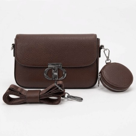 Bolsa Feminina Tiracolo Transversal Com Mini Porta Moedas