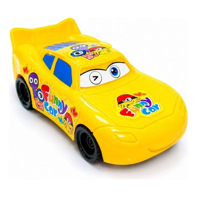 Carrinho A Fricção De Corrida Funny Car Brinquedo Infantil 12cm