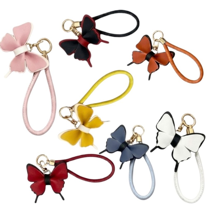 Cordão Alça De Mão Pulso Pingente Borboleta Para Celular 14 Cm