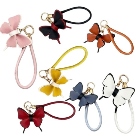 Cordão Alça De Mão Pulso Pingente Borboleta Para Celular 14 Cm 2