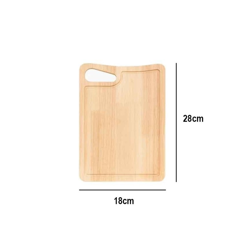 Tábua Petisqueira De Madeira MDF Multiuso 28x18cm