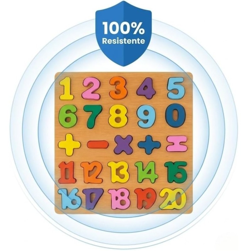 Kit 3 Tabuleiros Educativos Numeros Letras E Formas Em Madeira Montessori