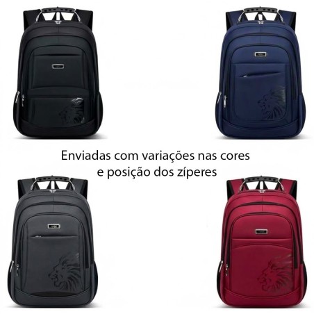Mochila Masculina Reforçada Com Cabo De Aço Notebook 2