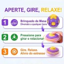 Brinquedo Bola Fidget Spinner Giratório Antiestresse