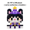 Kit Mini Blocos De Montar Zoo Animais Colecionável